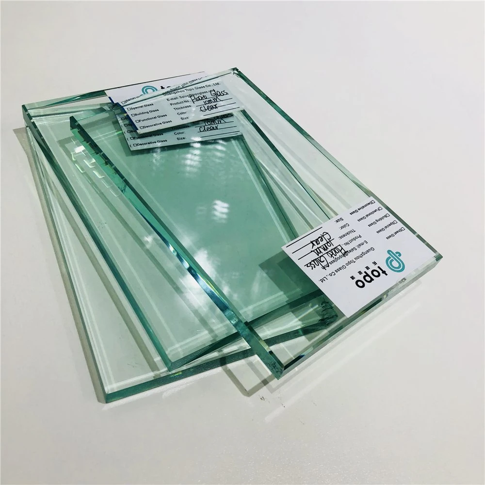 Forte de 3 mm d'optique en verre clair Perforance Flaot pour salle de bains en verre (W-TP)