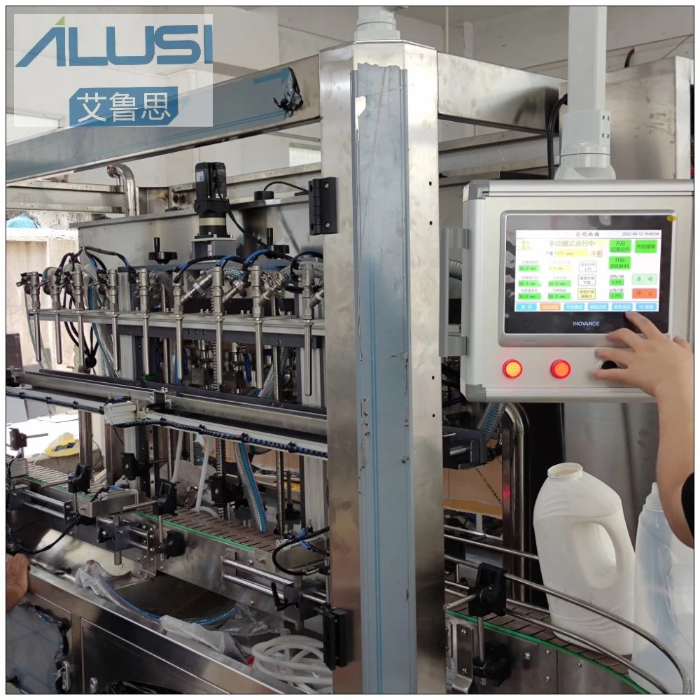 As indústrias químicas e outras dez Automática Chefe Colar máquina de enchimento