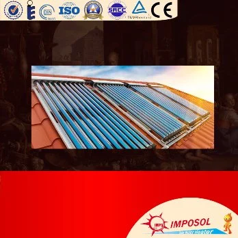 Galvanized Steel Vacuum Tube Heat Pipe Solar Collector
