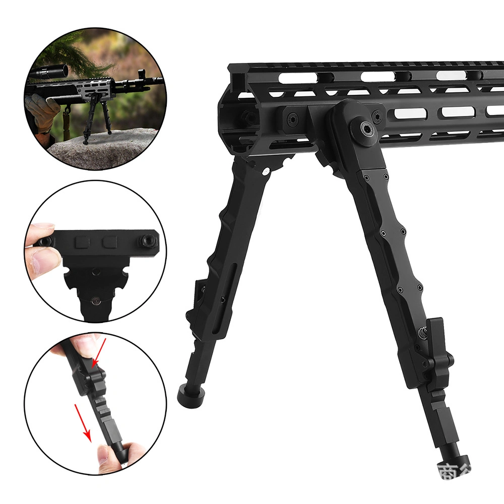 V9 Bipod Swivel Adjustable Qd Rail Mount