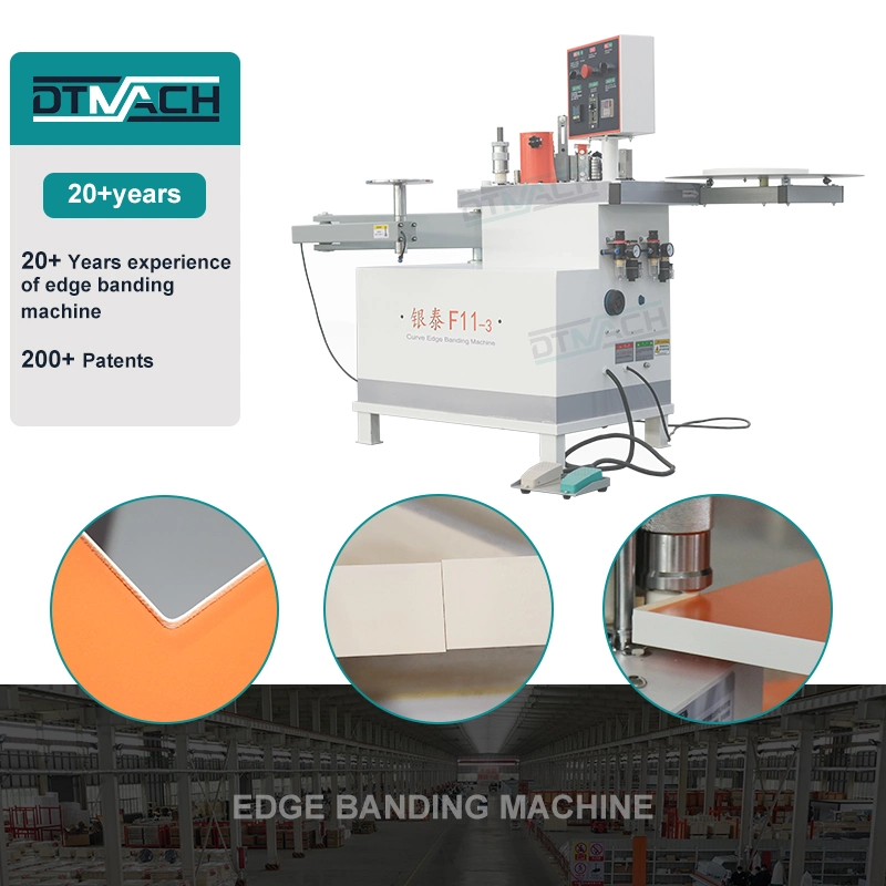 Wooden Folding Arm Curve Edge Banding Machine Plastic PVC Wood