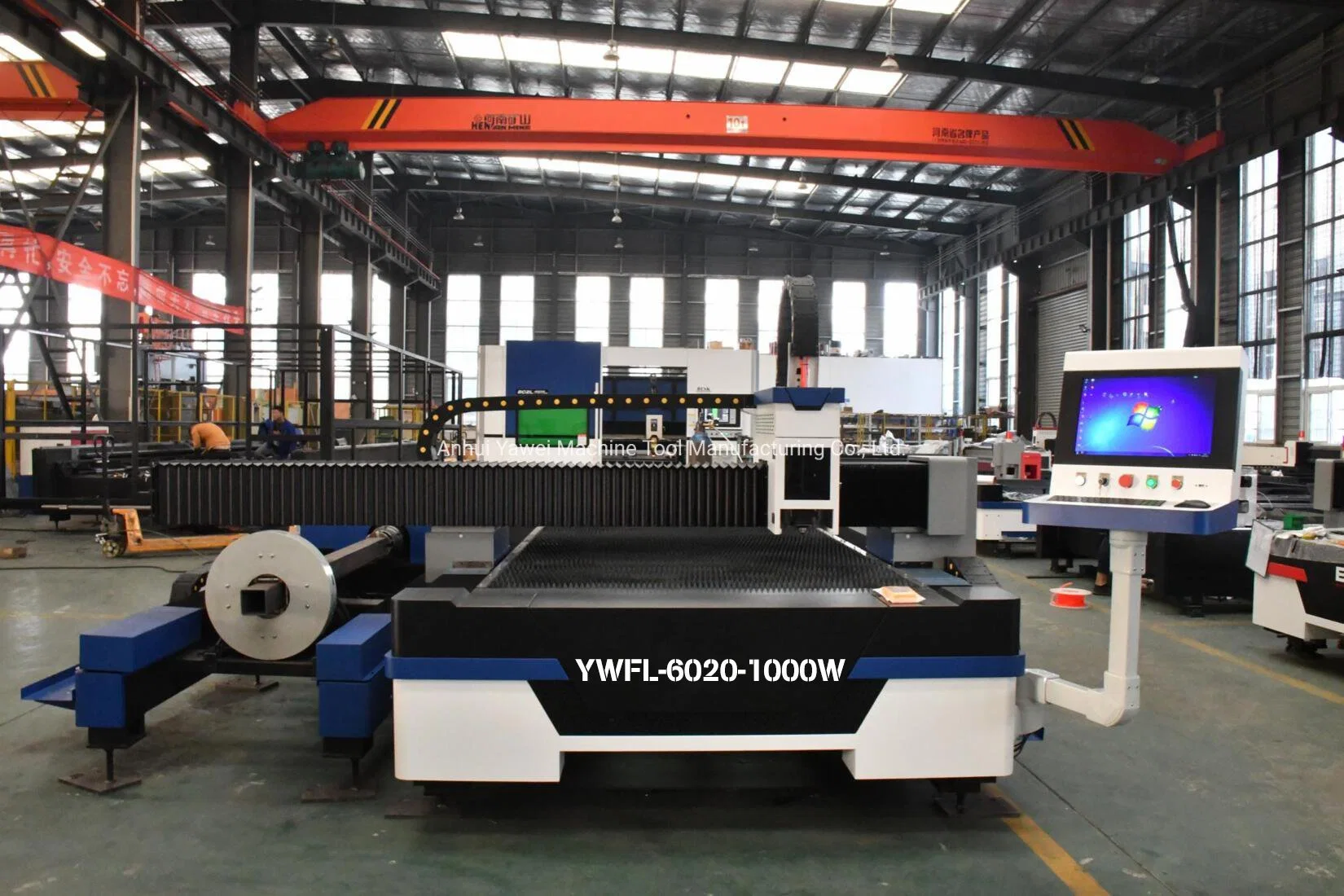 Automatic Fiber Laser Cutting Engraving Machine for Thin Metal Sheet