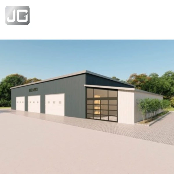 Jinggang Cheap Steel Prefab Industrial Steel Structure Building Warehouse Workshop Design com estrutura de secção H.