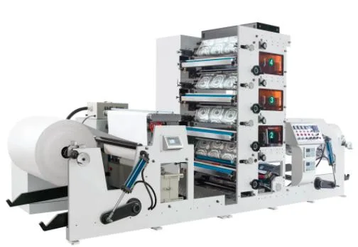 Hot Sale Flexographic Printing Press Flexo Printing Machine for Supermarket/T-Shirt/Shopping Bag/ Plastic Bag