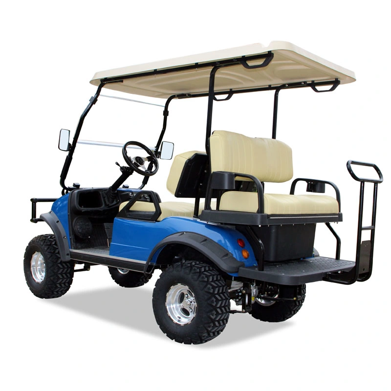 48 V batterie au lithium AC moteur électrique chariots de golf 4 roues Voiture de golf Heavy Duty