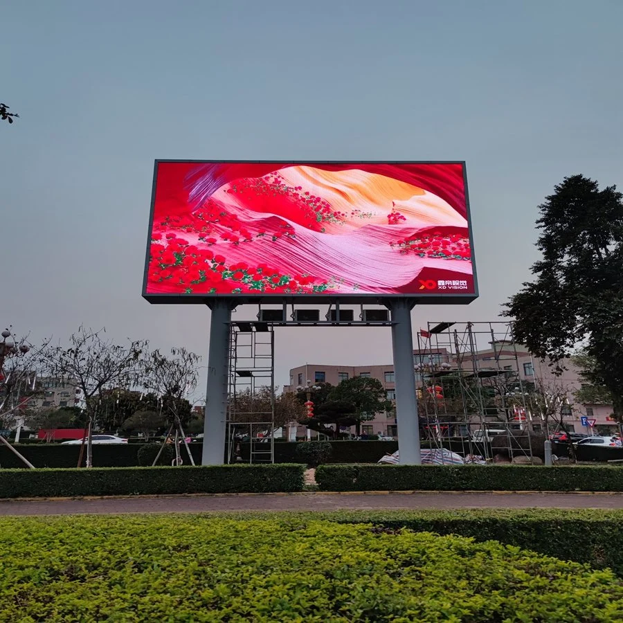 pH6.67 Outdoor Right Angle High Brightness Without Fan Aluminum Front and Back Maintenance Panel Full Color LED Display