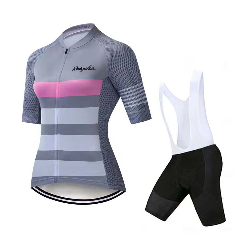 Maillot de cyclisme pour femmes en maille de nylon Lycra polyester en gros.