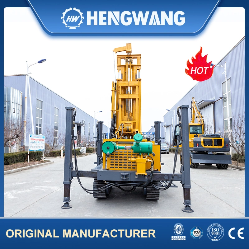 Factory Direct Sale Hydraulic Diesel Water Well Drilling Rig Mine Drilling Rig