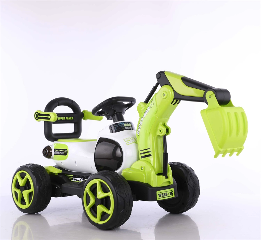 Excavator Style Toy Car Children Toy Children Electrical Ride on Car