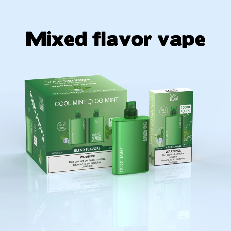 Chine Vente en gros barres vaporisateurs personnalisées Vape Pen disosable Amazon Prix Vapeblender 5000 10000 Puff E cigarette sans nicotine expédition Jus de grands singes bon marché