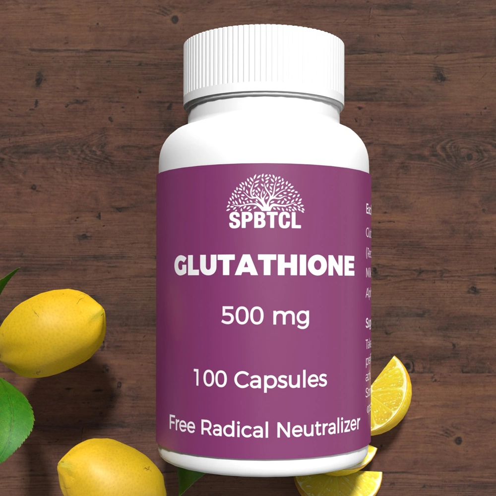 الجلوتاثيون كابسوليس تبييض المواد الغذائية المضادة للأكسدة ملحق OEM خدمة Glutathione