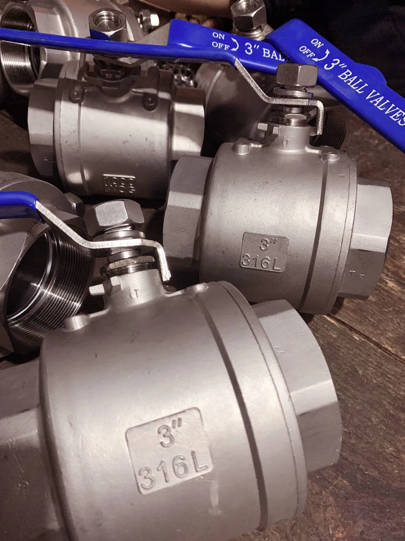 Custom Logo 1/2" SS304 High Pressure 1PC Ball Valve