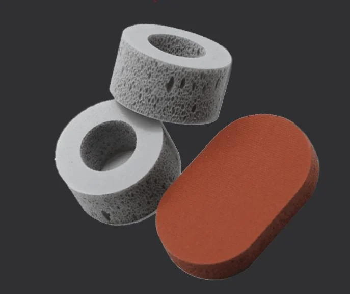 Custom Closed Cell Silicone Foam Rubber Sheet Silicone Sponge High Temps Resist Black Silicone