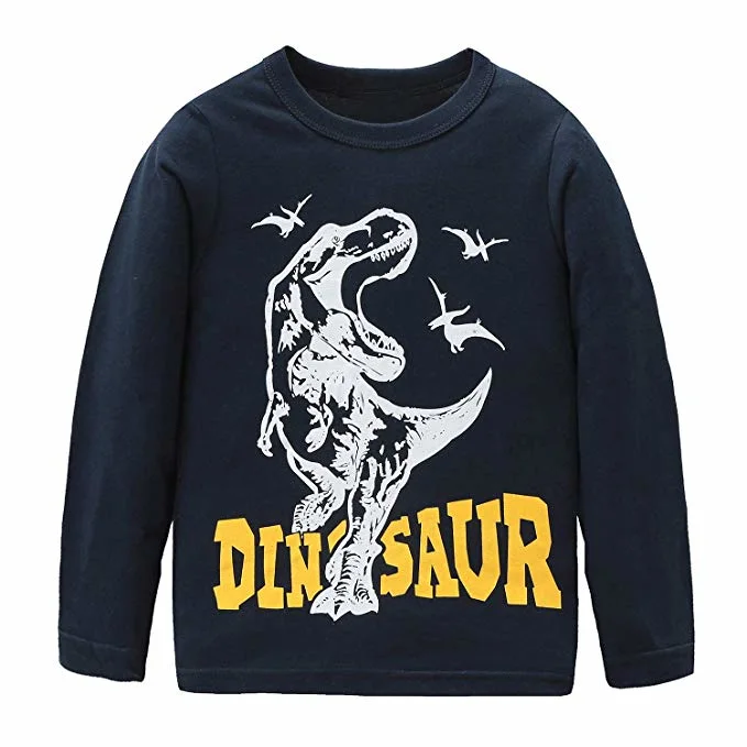 Baby Garment Children Boys Cotton Long Sleeve T-Shirts Toddler Clothes