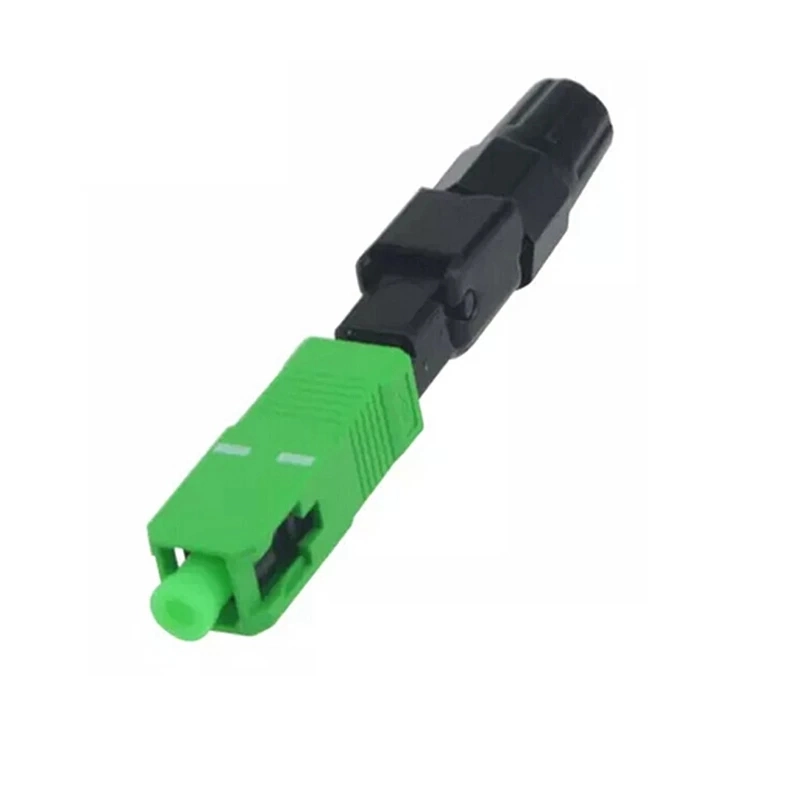 Optical Fiber Fast Connector FTTH Field Assembly Green Sc APC Optical Fiber Fast Connector