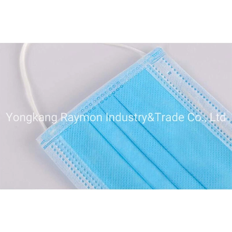 3 Ply Medical Disposable Surgical Face Mask, Non-Woven Facial Mask with Polypropylene