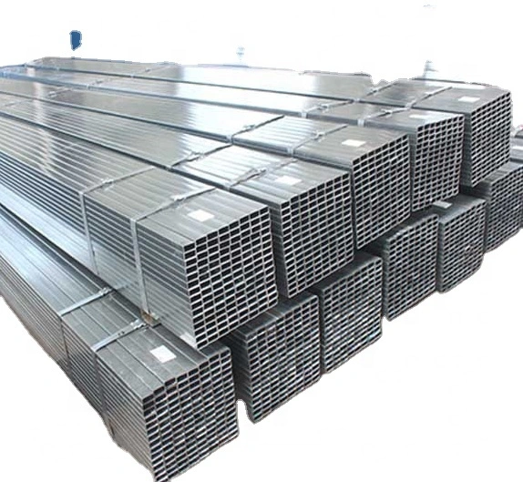 80mm*80mm Hot DIP Galvanized Square Tube with Waterproof Packing