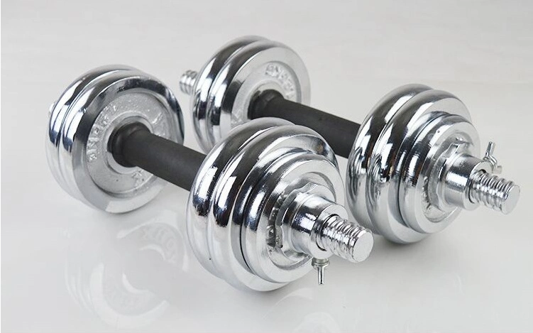 Gym Equipment Free Weight Adjustable Electroplating Dumbbell