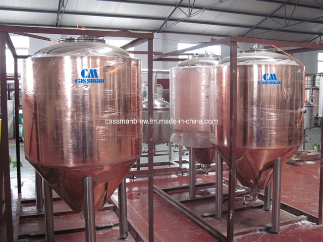 1500L depósito de cobre de fermentación de cerveza
