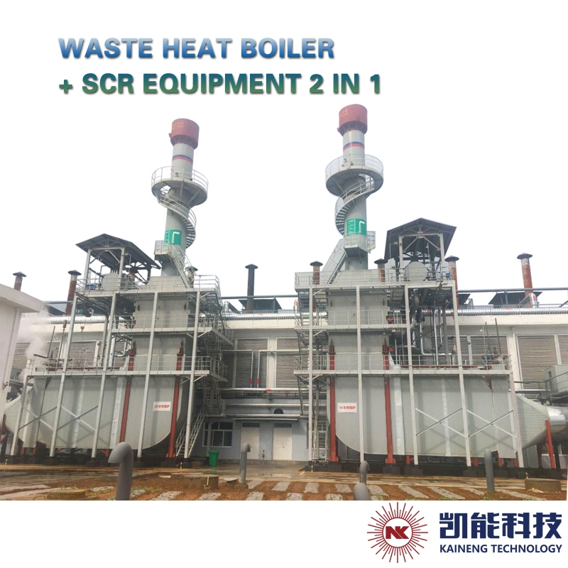 Vertical Exhaust Gas Heat Recovery Steam Generator with SCR for 1000kw~4000kw Gas Generators