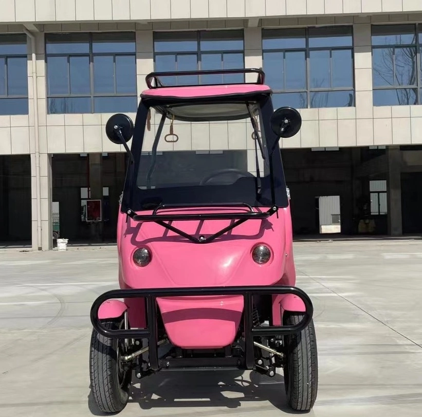 Pink 2 Doors Mini 2 Seaters Easy Travel Electric Scooter Golf Car