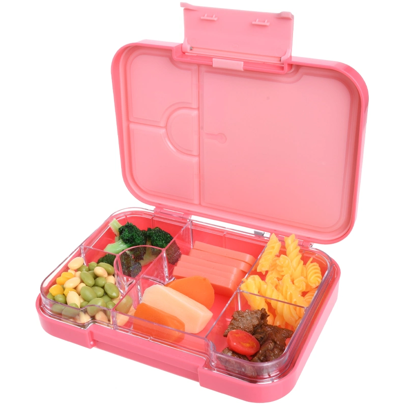 Aohea Reusable Plastic Food Box School Package Kids Bento Box