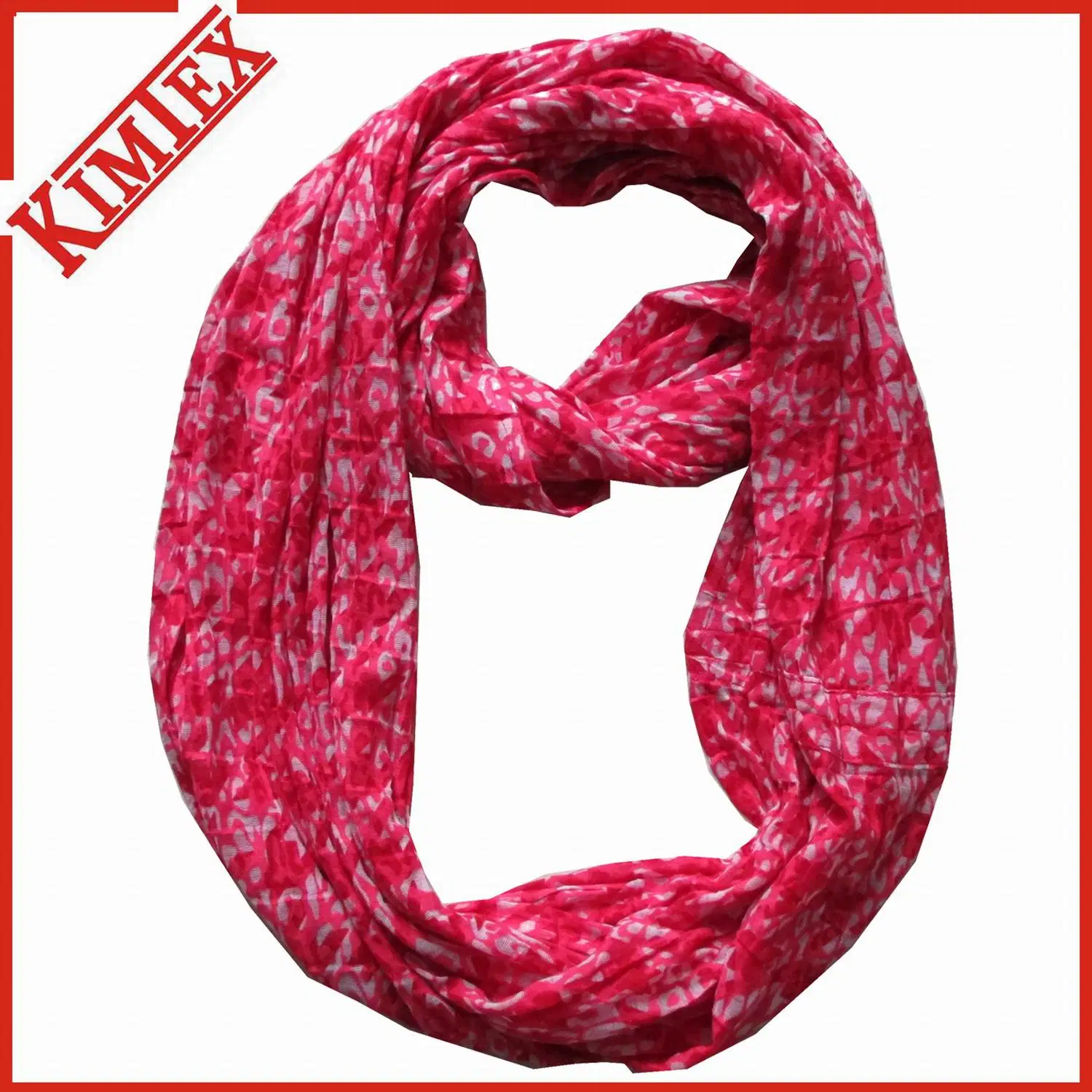 Unisex Ladies Fashion Acrylic Knitted Infinity Endless Tube Scarf