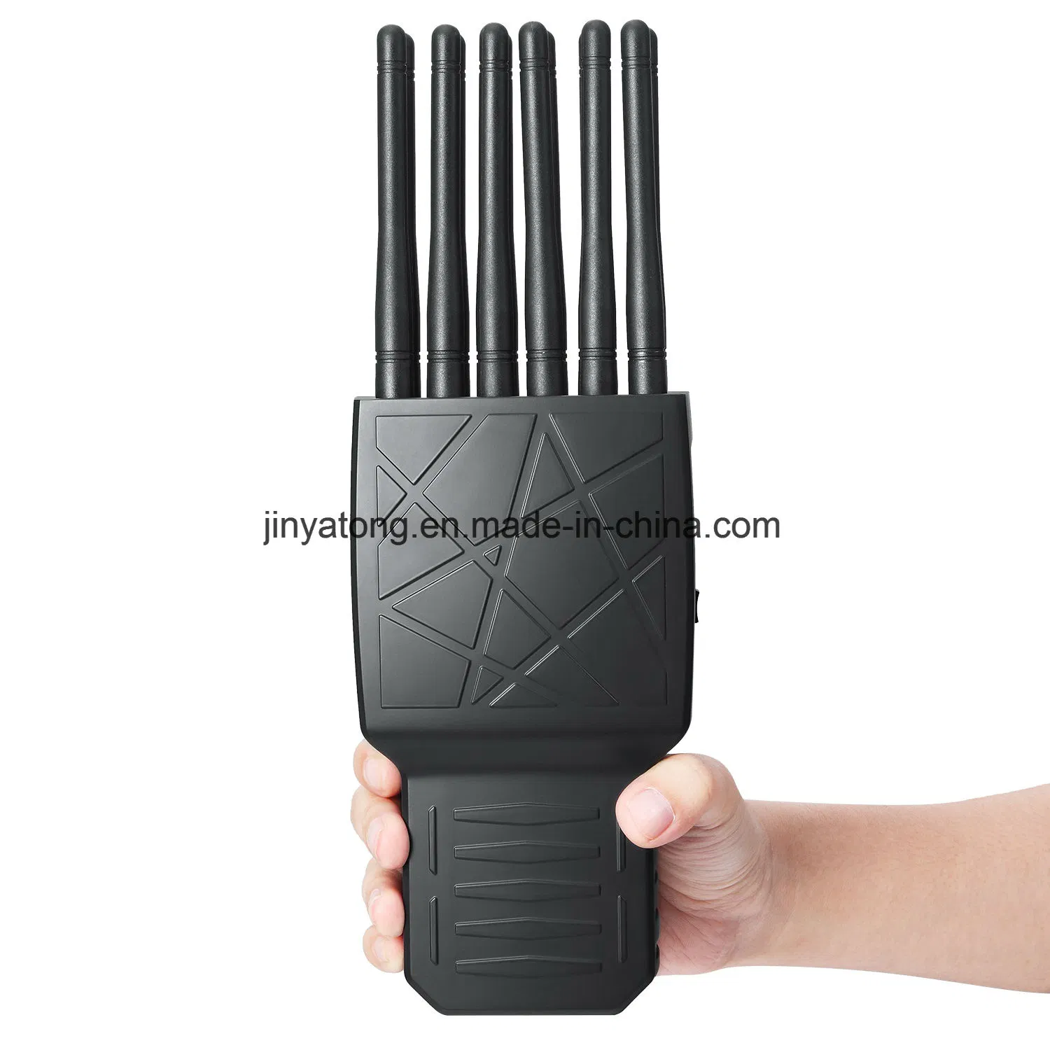 Las primeras 12 antenas All-in-One Full Bands Handheld Mobile Phone Jammer con Logjack GPS WiFi bloqueo de señales RF 315/433/868