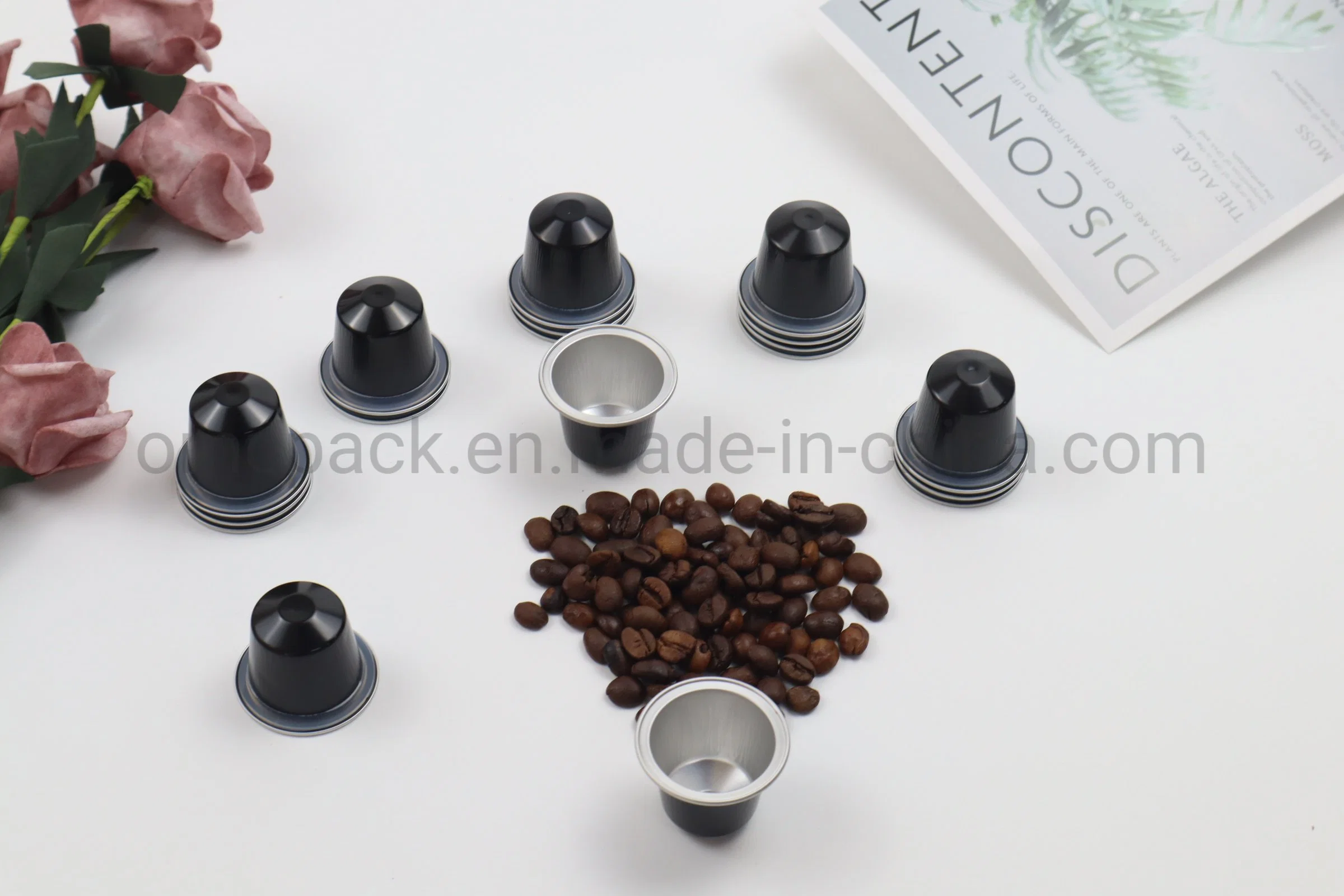 Wholesale/Supplier Disposable Coffee Aluminum Foil Capsules Tea Packaging in Capsule K-Cup Coffee 15ml