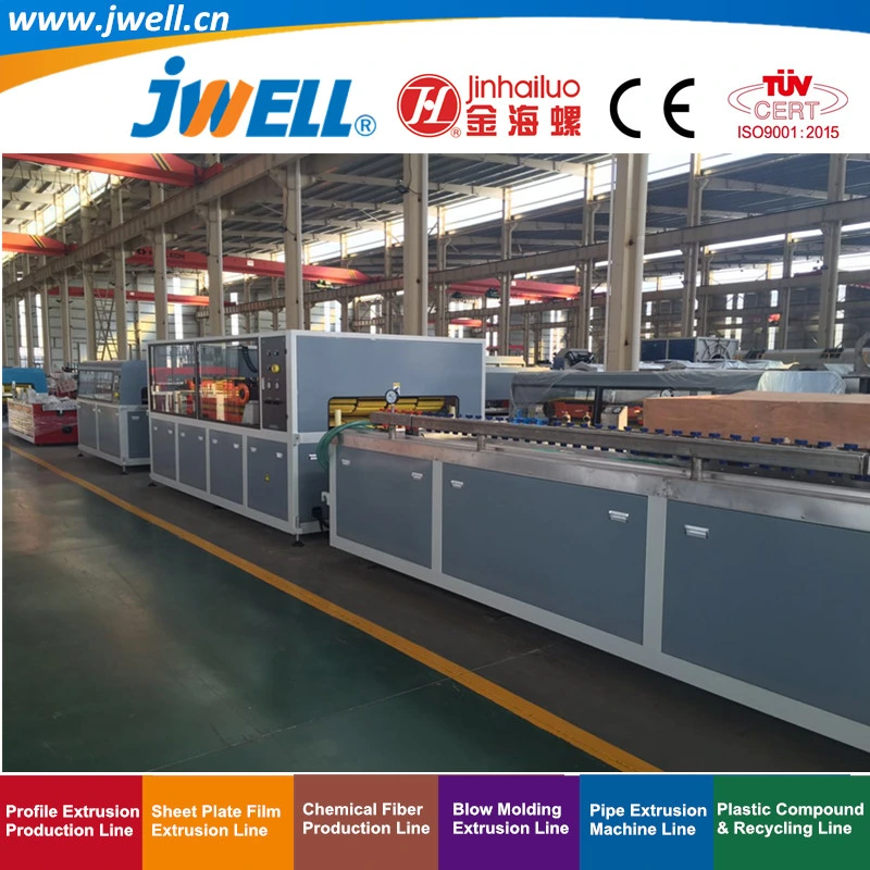 Jwell-Conical Twin Screw PVC Plastic Hollow Wave Corrugated Sheet Downstream Recycling Agricultural Making Machine for Reusable Container|Packing Case Clapboard