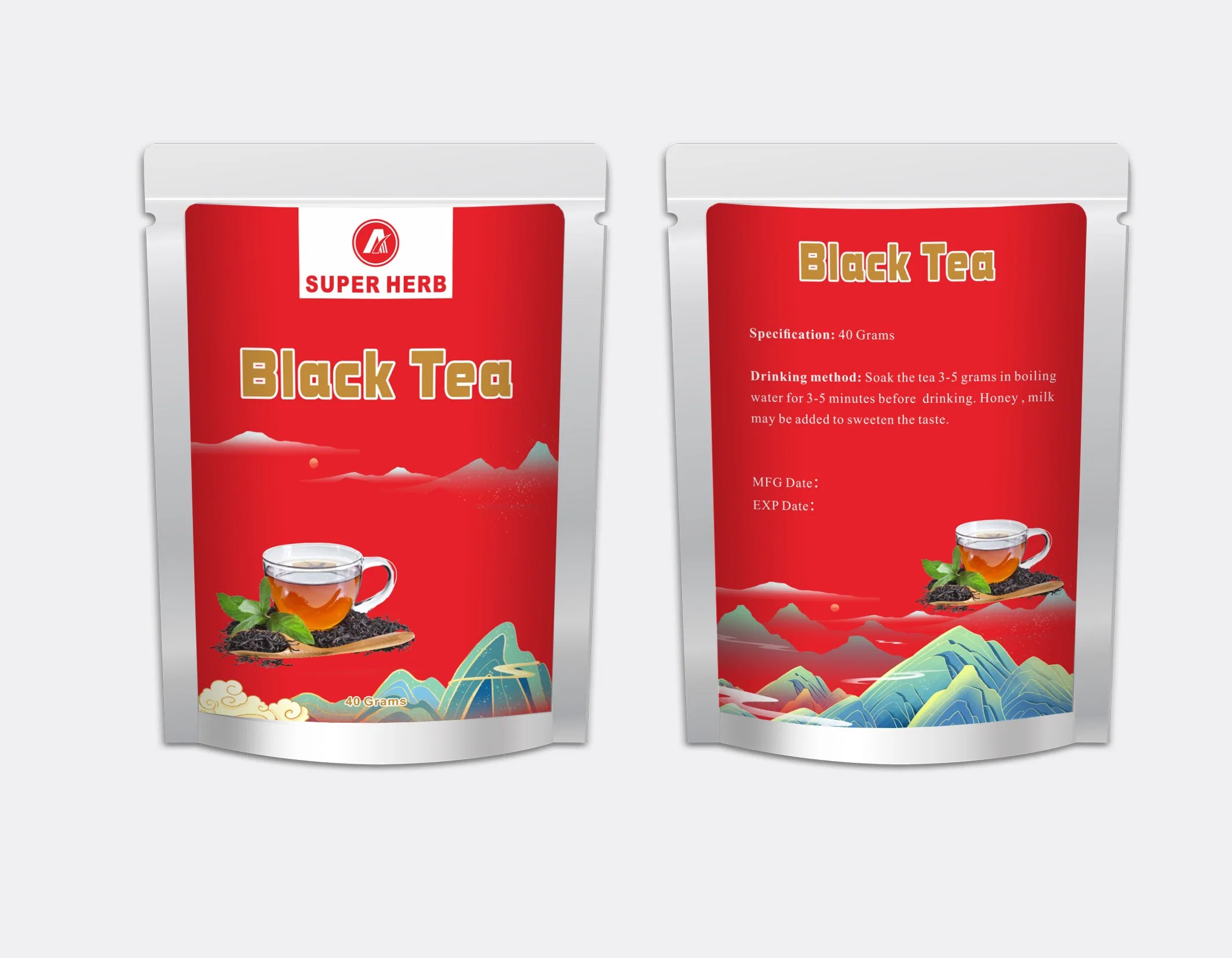 China Herbal Tea Good for Health and Reflesh High Quality Black Tea