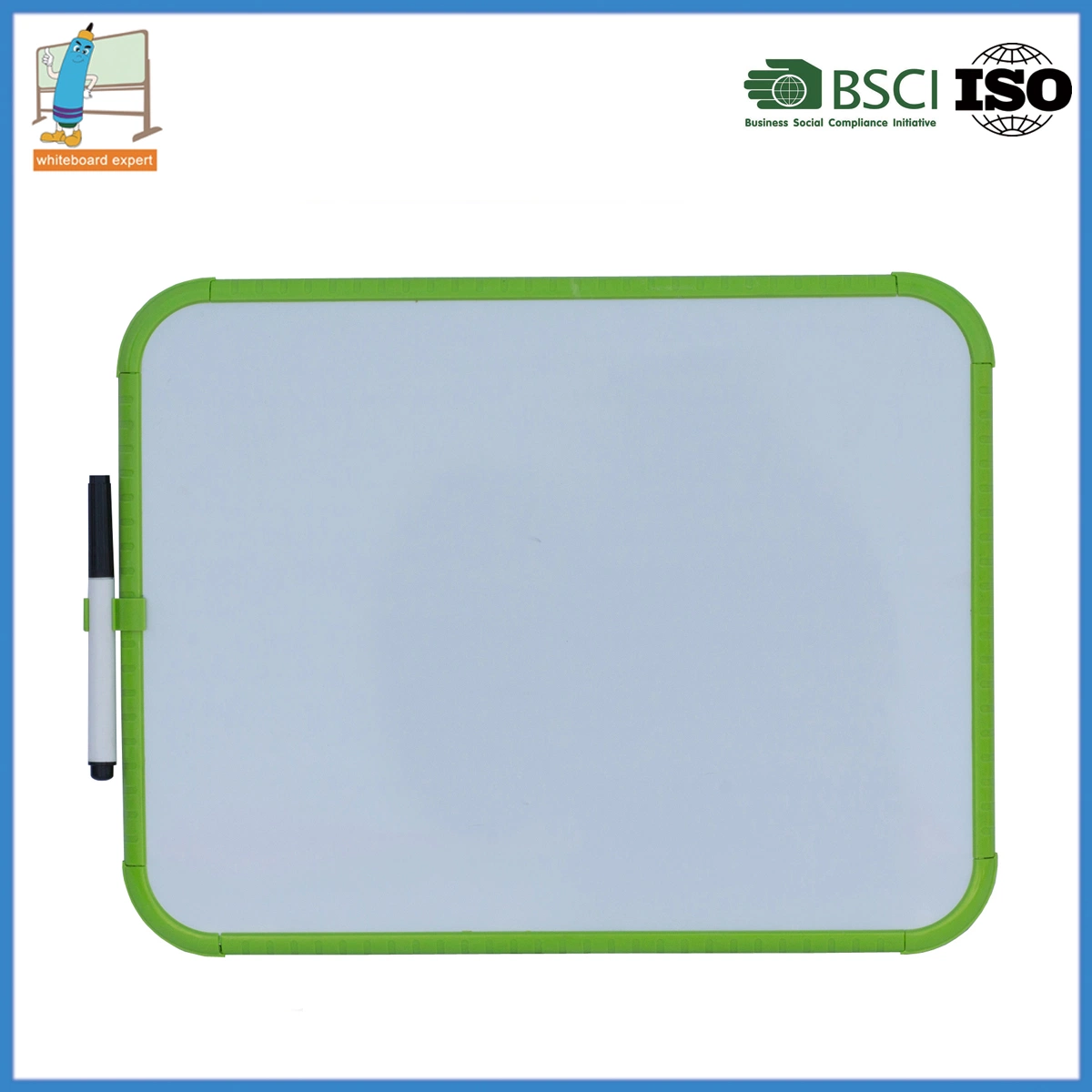 Magnetic Kids Whiteboard Dry Wipe Board 5 Colors Mini Drawing White Boards 27.9*35.6cm Small Board Free Marker Pen