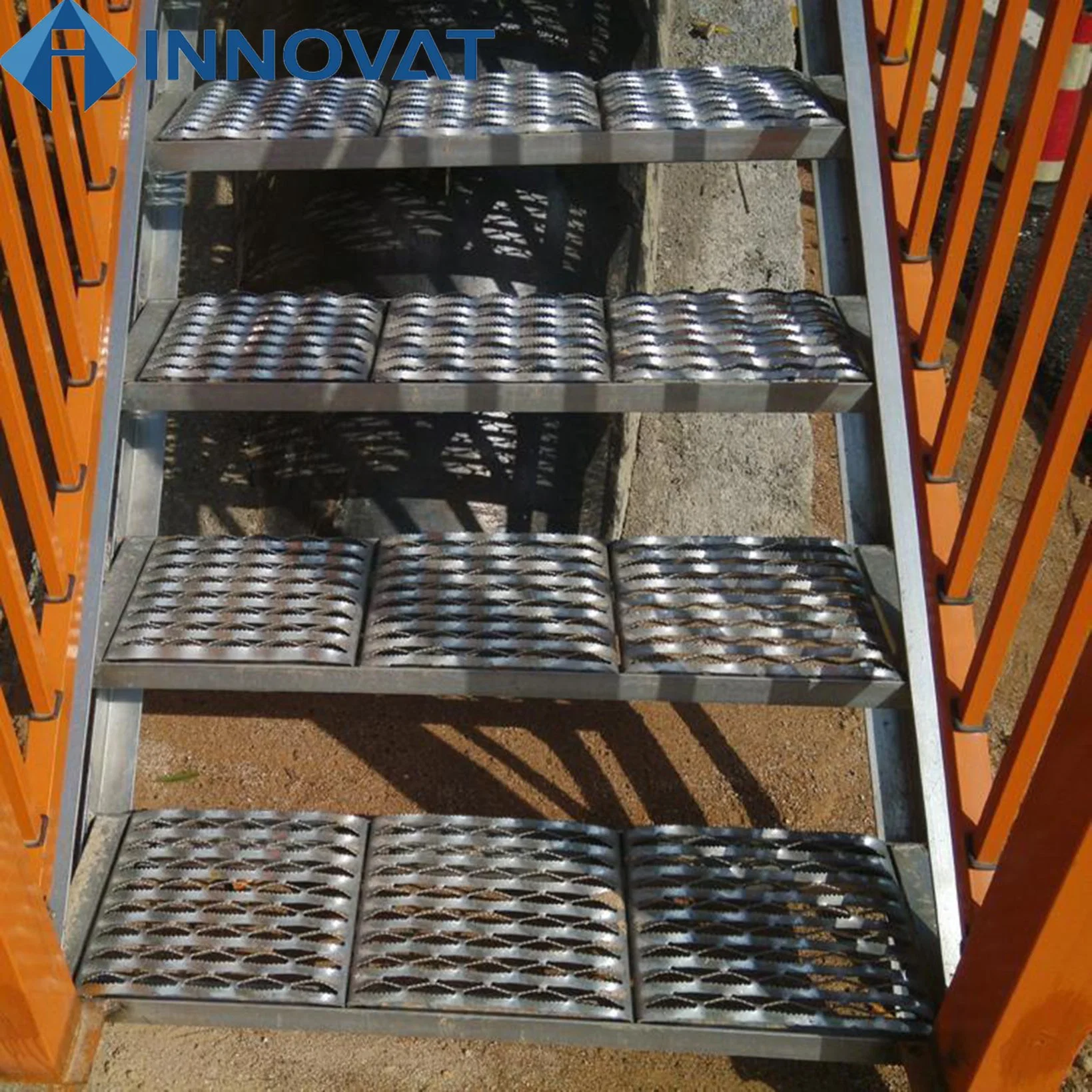 Perforated Plank Grating/Grip Strut Grating/Safety Grating Grip Strut Safety Grating/Perforated Metal Sheet for Platform/Walkway/Stair