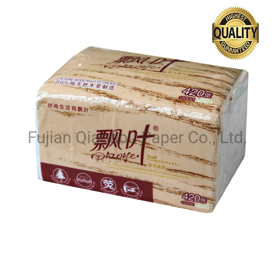 Factory Price Customized Label Packing Tissue Soft Pack Facial Paper