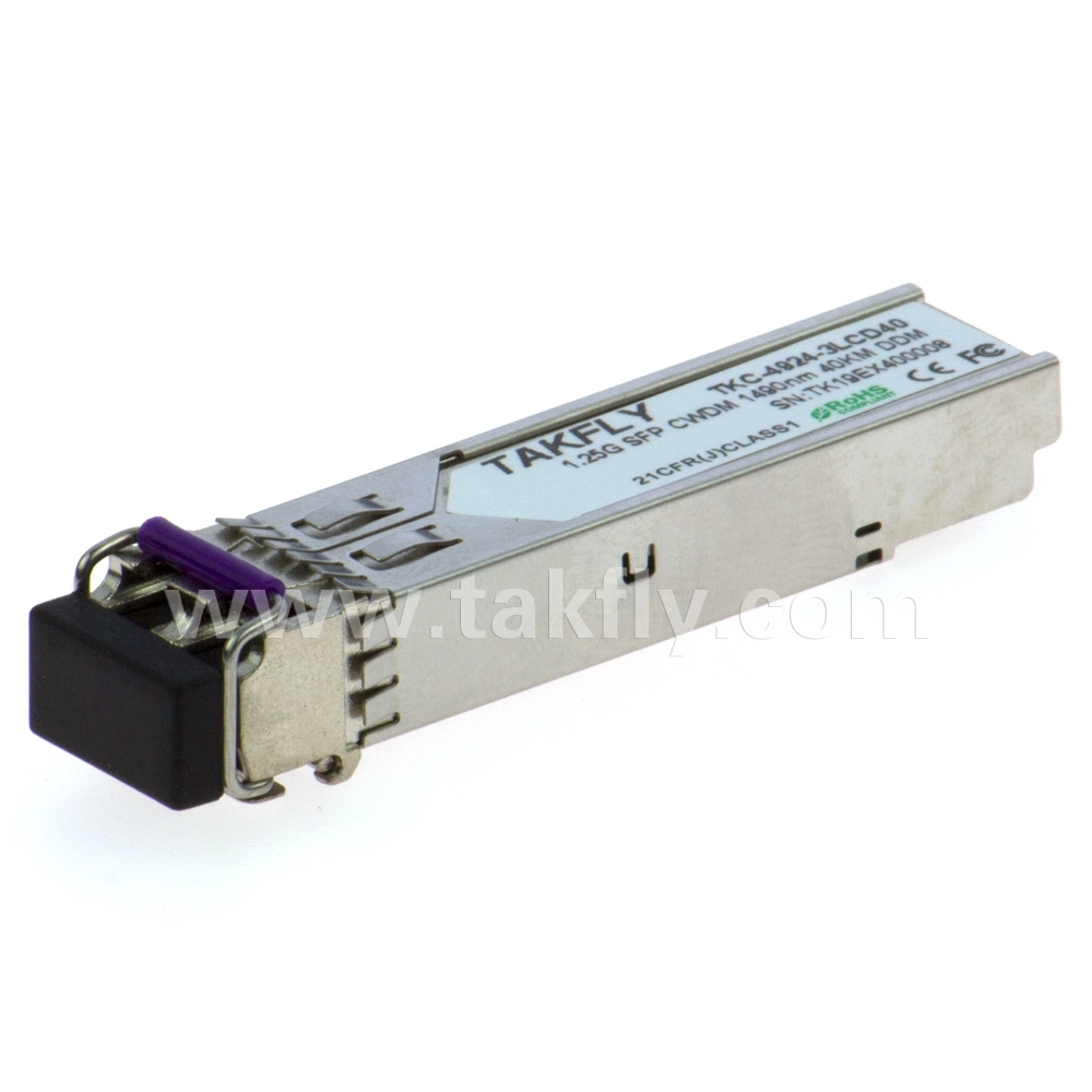 1,25G Optischer Transceiver SM Single/Dual Fiber 20/40/80/120km CWDM/DWDM 1310nm SFP Modul