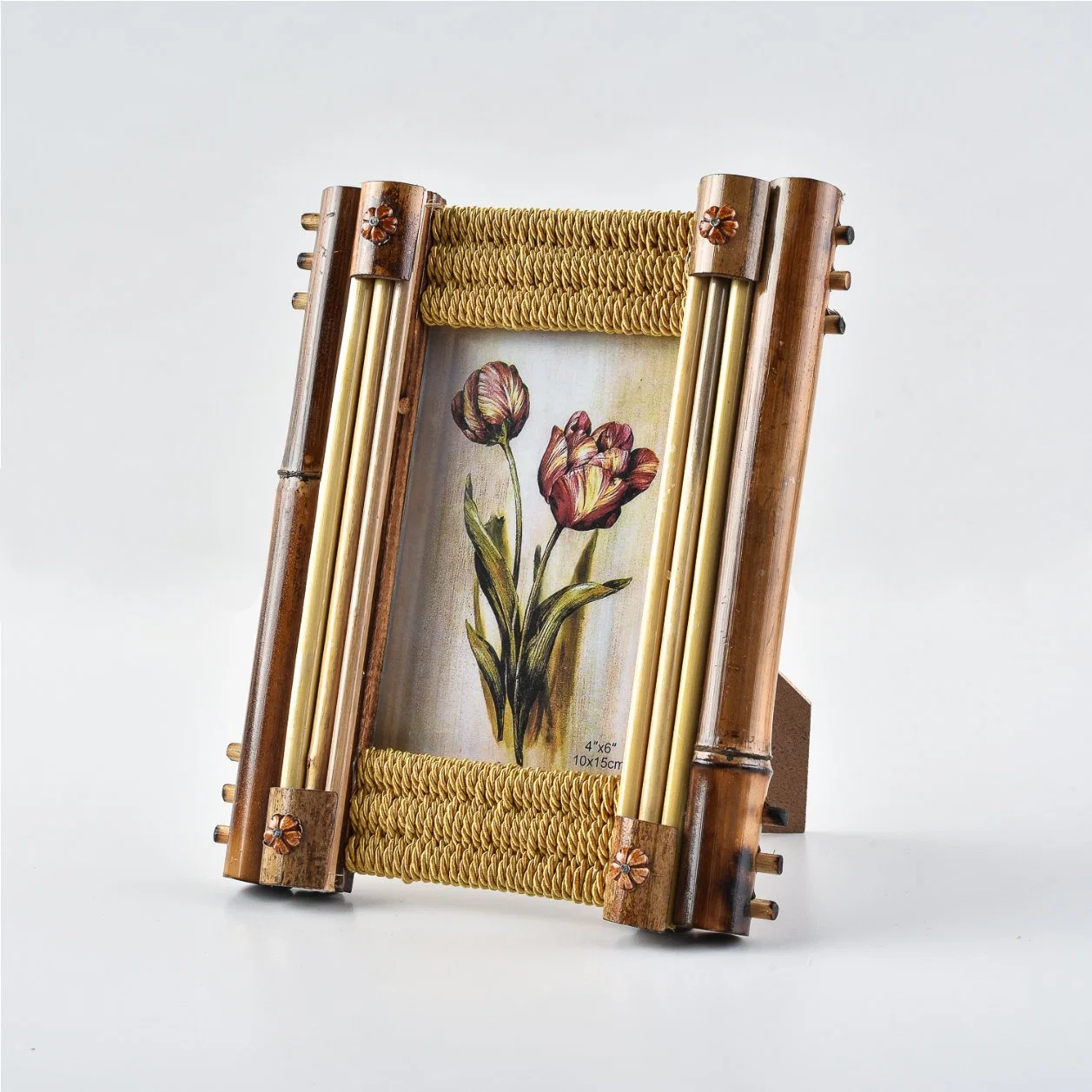 Unique Art Photo Frame for 4X6 Photo with Back Stand