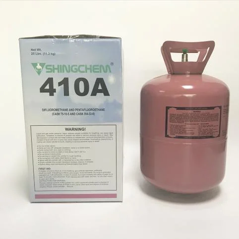 Best Selling and Low Price Custom Air Conditioner Refrigerant R410, R410A Refrigerant Gas Cylinder Price for Air Conditioner R410A