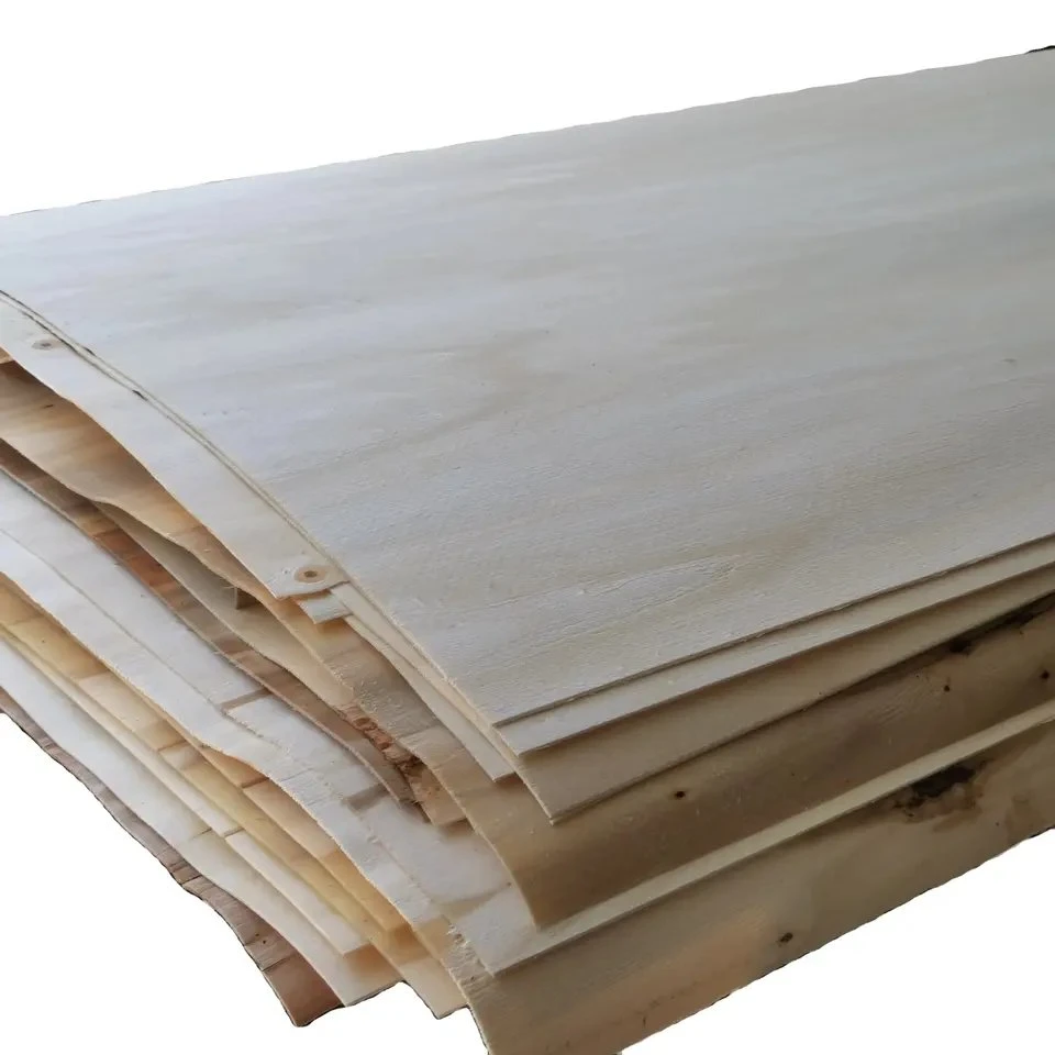 Nature Poplar Wood Barked Veneer for Plywood