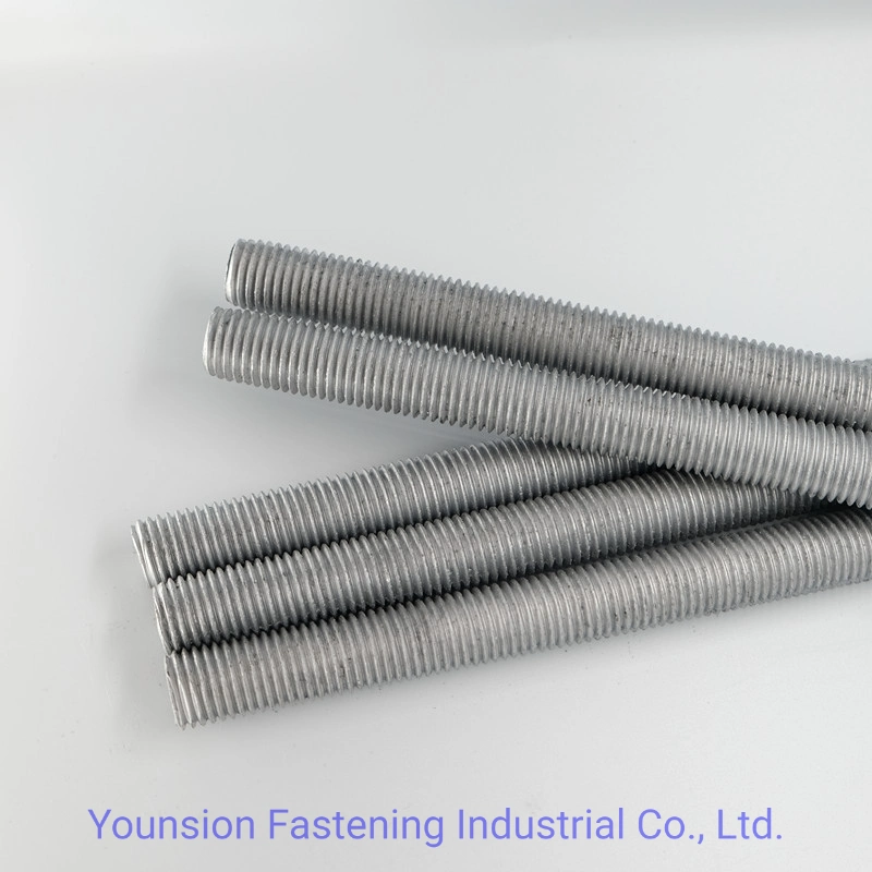 1/4-28 Galvanized Double End Threaded Rod