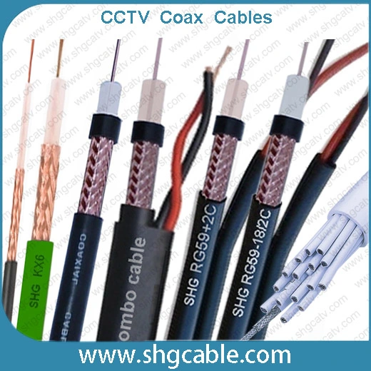 RG6 RG59 RG11 RG213 RG58 LMR400 UL CE verificado Cables coaxiales de RF de CCTV TV