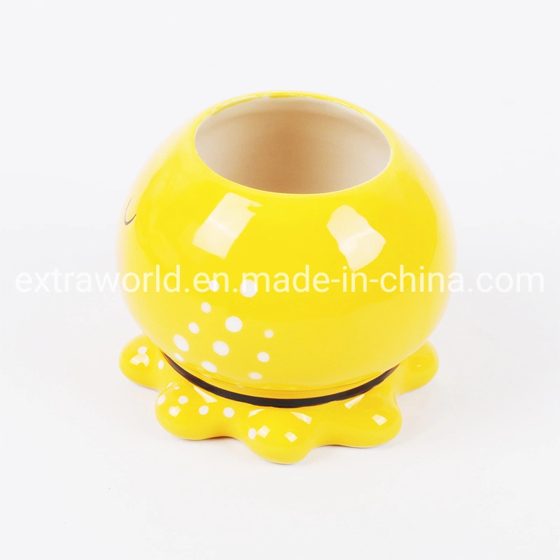 Ceramic Tableware Toothpick Cup for Home Daily Use Handpainting Toothpick Holder