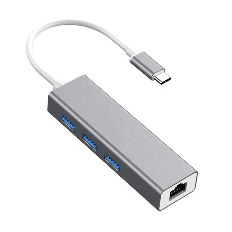 2 X USB 3.0 Hub USB 3.0 4 portas ligar Para liga de alumínio do teclado do rato