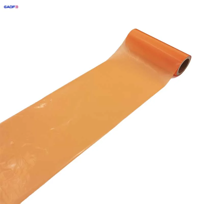 Orange Color Printer Ribbon Wax Resin Ribbon