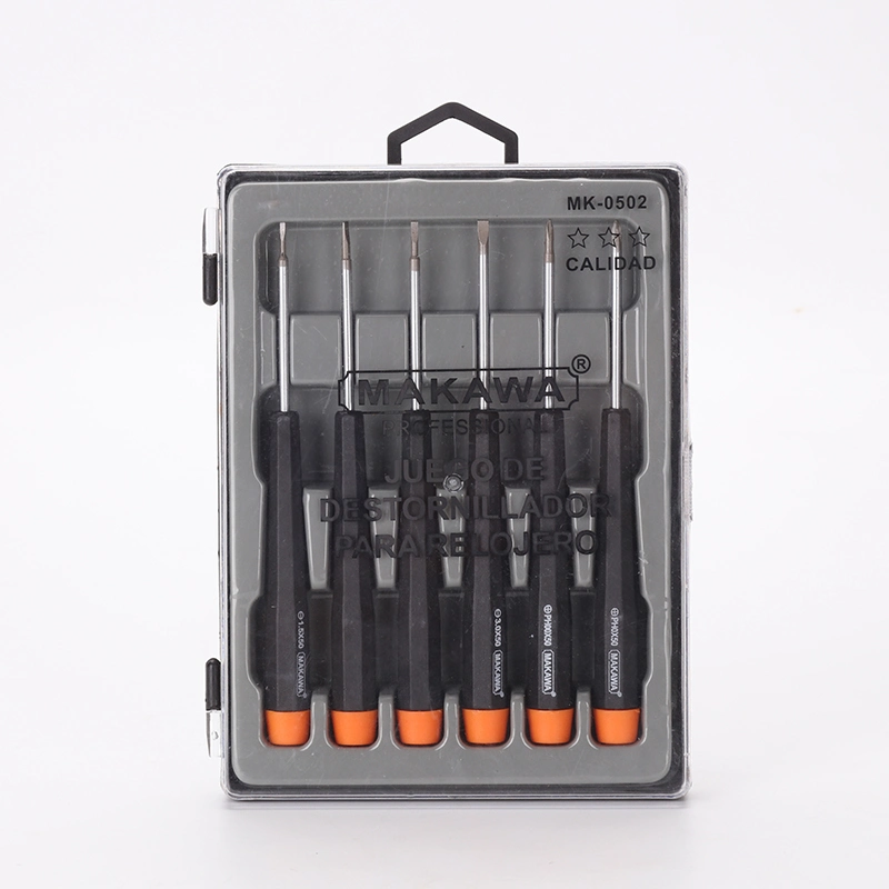 Durable Screwdriver Set with Cr-V Blades and TPR+PP Handles