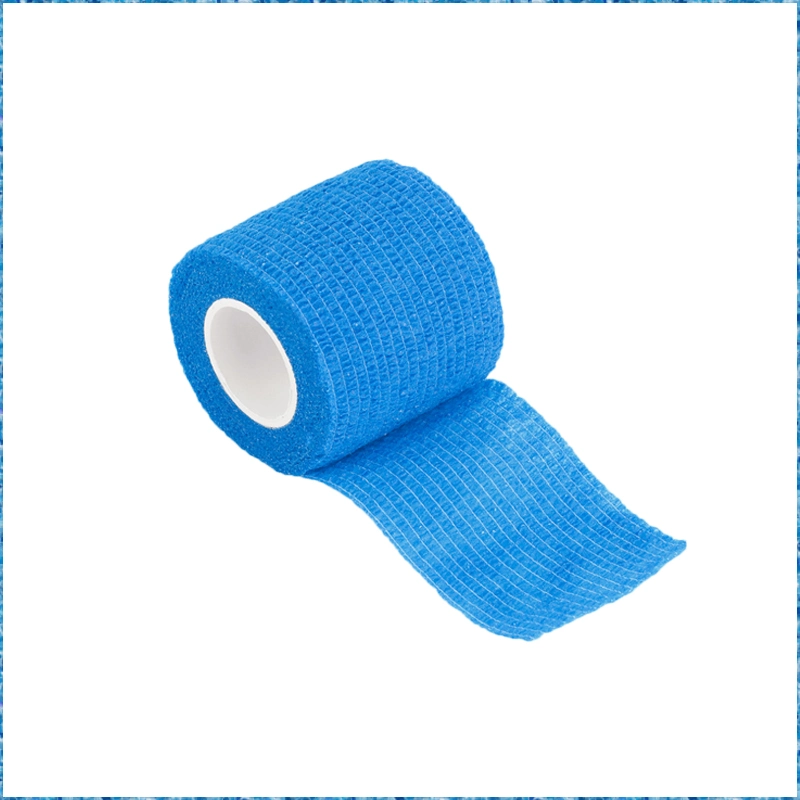 Free Sample Animal Vet/Pet Lovely Cotton Cohesive Elastic Bandage