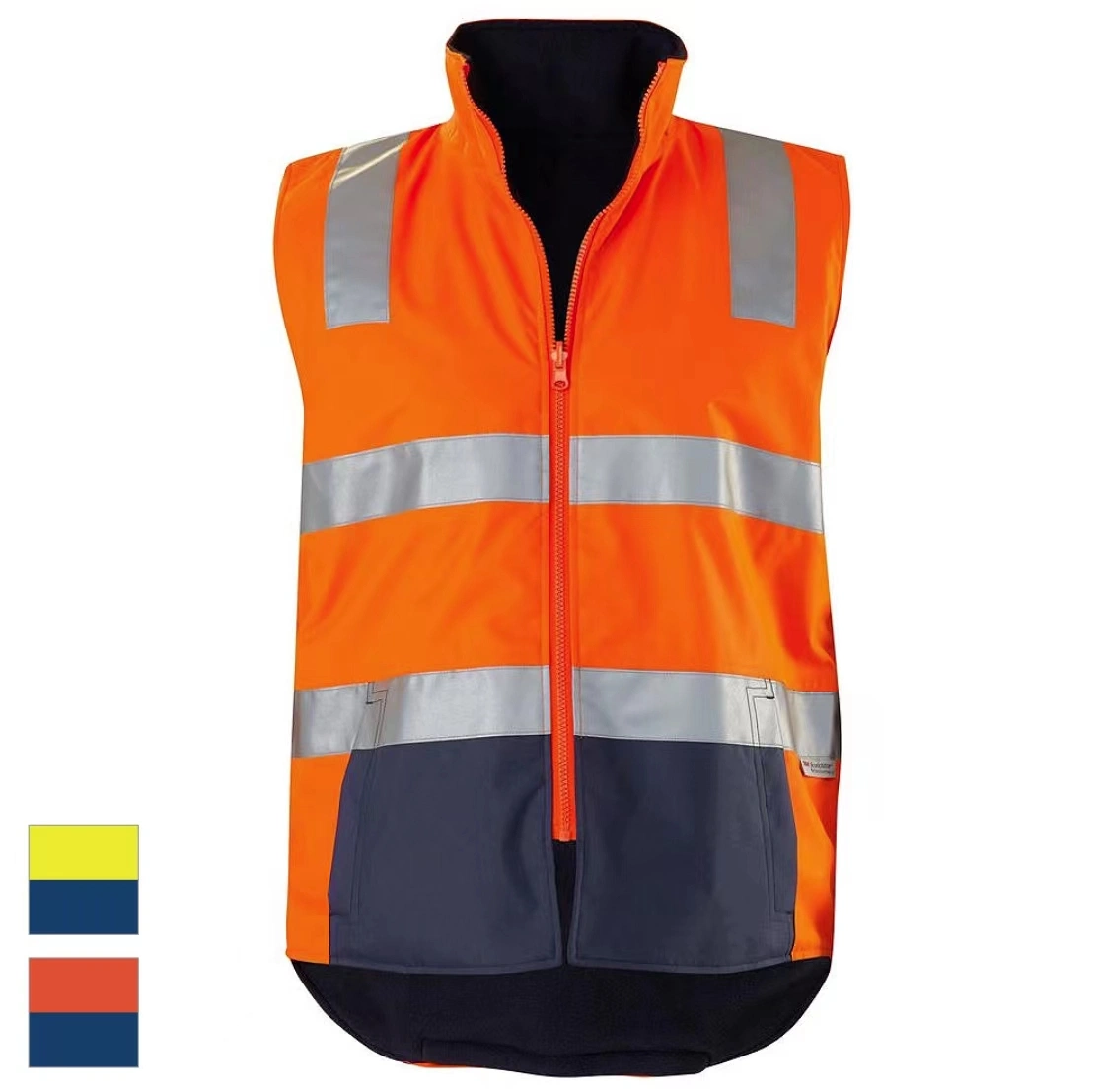 Armor Work Vest Workwear Hi Vis Jacket Safety Uniform Reversible Jacket