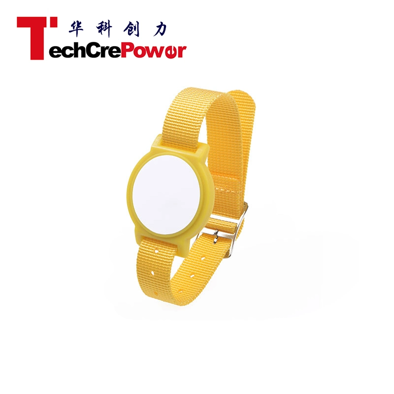 N007 Hot Sale 13.56MHz RFID Sri512 Nylon RFID Wristband/RFID Watch