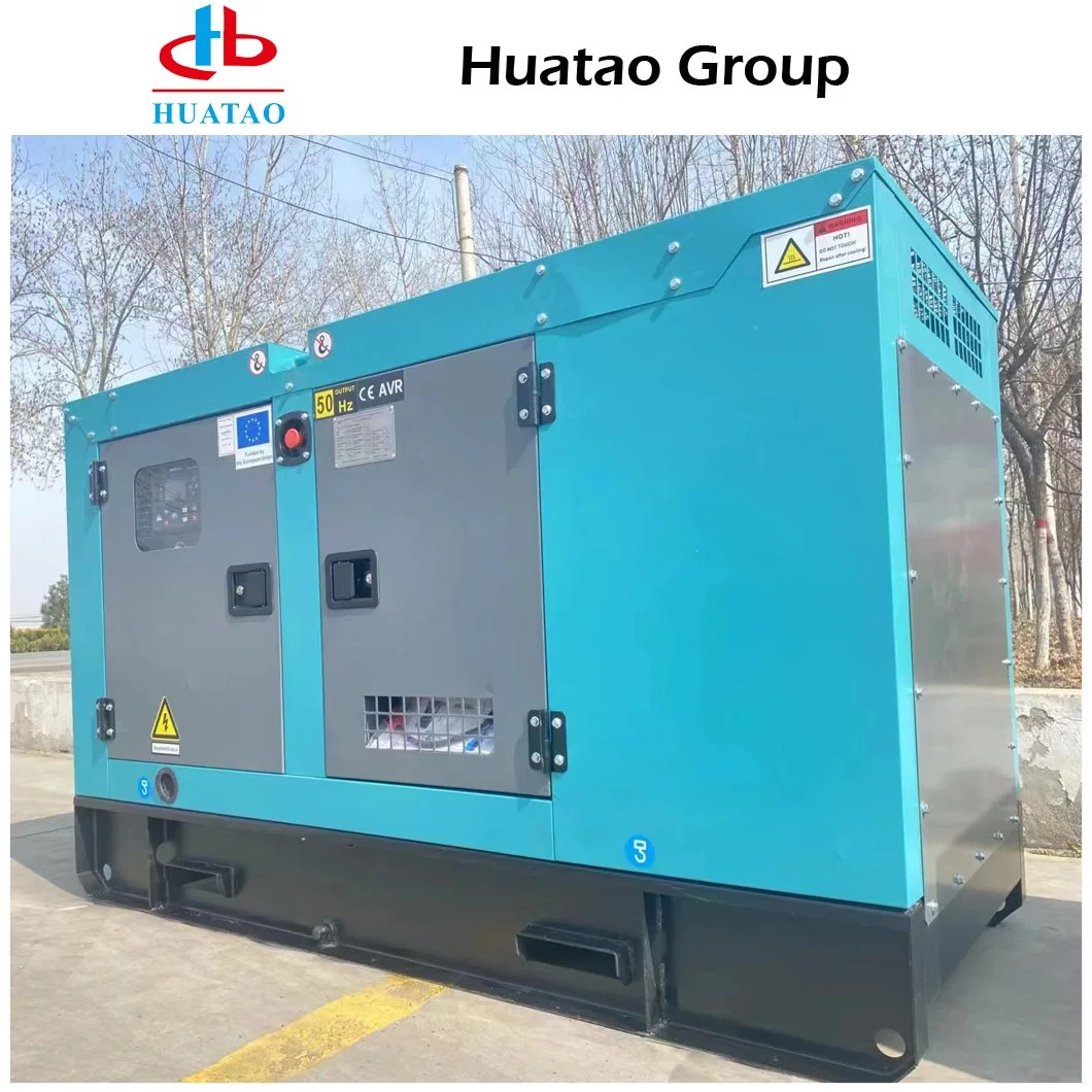 Groupe électrogène diesel électrique insonorisé de 100 kVA, 150 kVA et 200 kVA avec moteur Weifang.