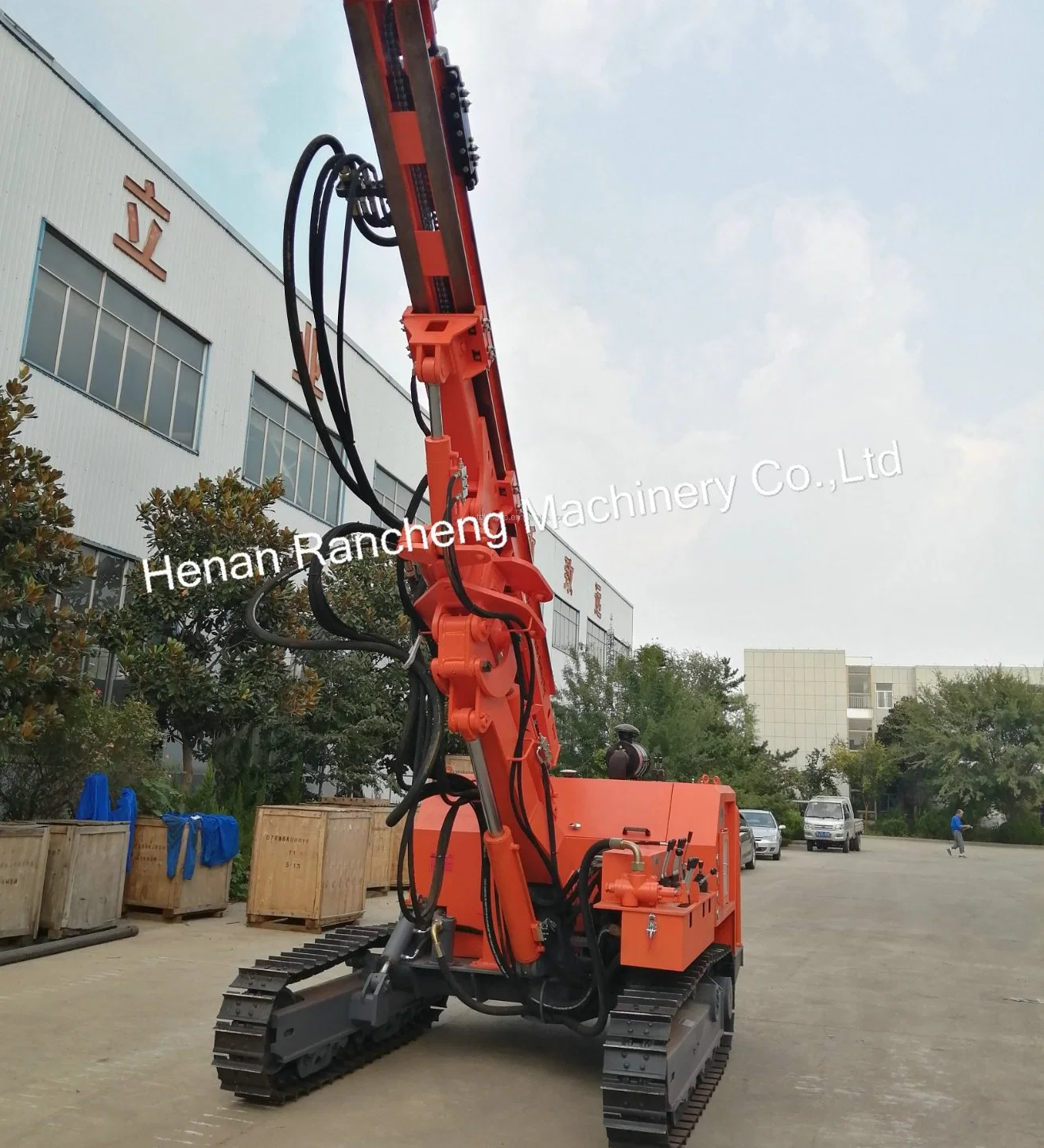 Full Hydraulic High Pressure Anchor Drilling Rig Equipment