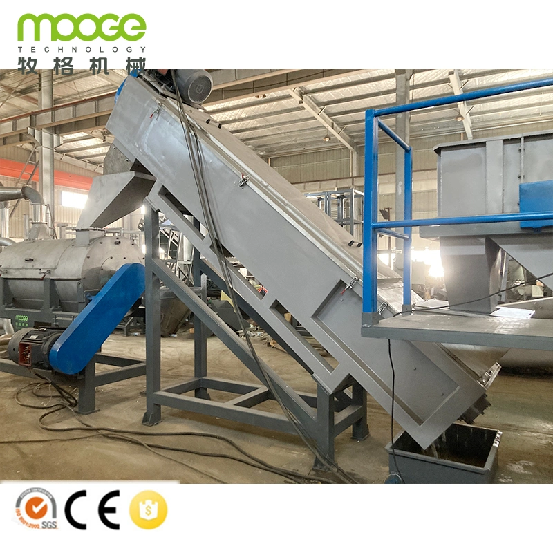 Waste Plastic HDPE LDPE PP PE PET Bottle Flakes Film Woven Bags Crushing Washing Recycling Line Pelletizing Plant Granulator Granulation Machine